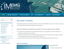 Tablet Screenshot of imemg.org
